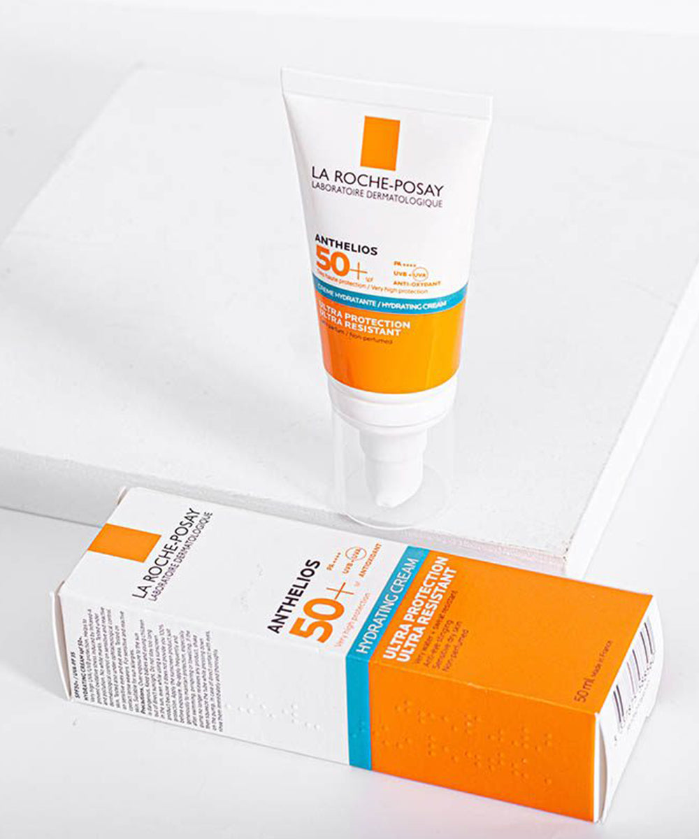 🌞 La Roche-Posay - كريم مرطب أنثيليوس من لاروش بوزيه للتحكم في الزيوت بمعامل حماية من الشمس (SPF50+) – 50 مل