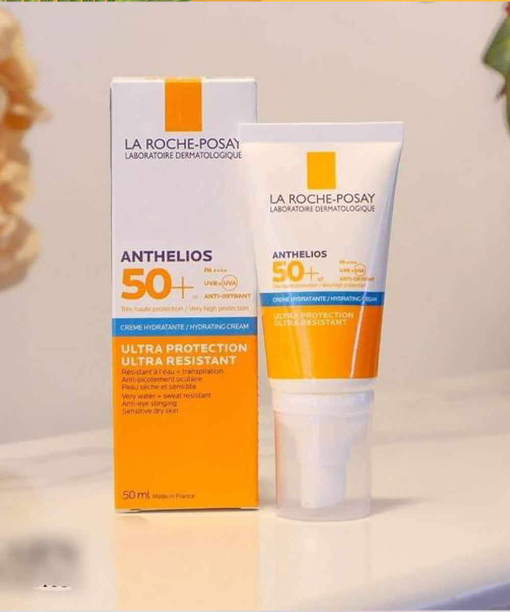 🌞 La Roche-Posay - كريم مرطب أنثيليوس من لاروش بوزيه للتحكم في الزيوت بمعامل حماية من الشمس (SPF50+) – 50 مل