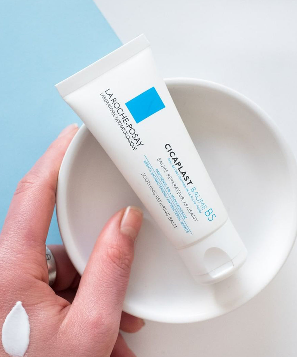 🌿 La Roche-Posay - لاروش بوزيه سيكابلاست بوم B5 بلسم مهدئ ومصلح متعدد الاستخدامات لإصلاح البشرة – 100 مل