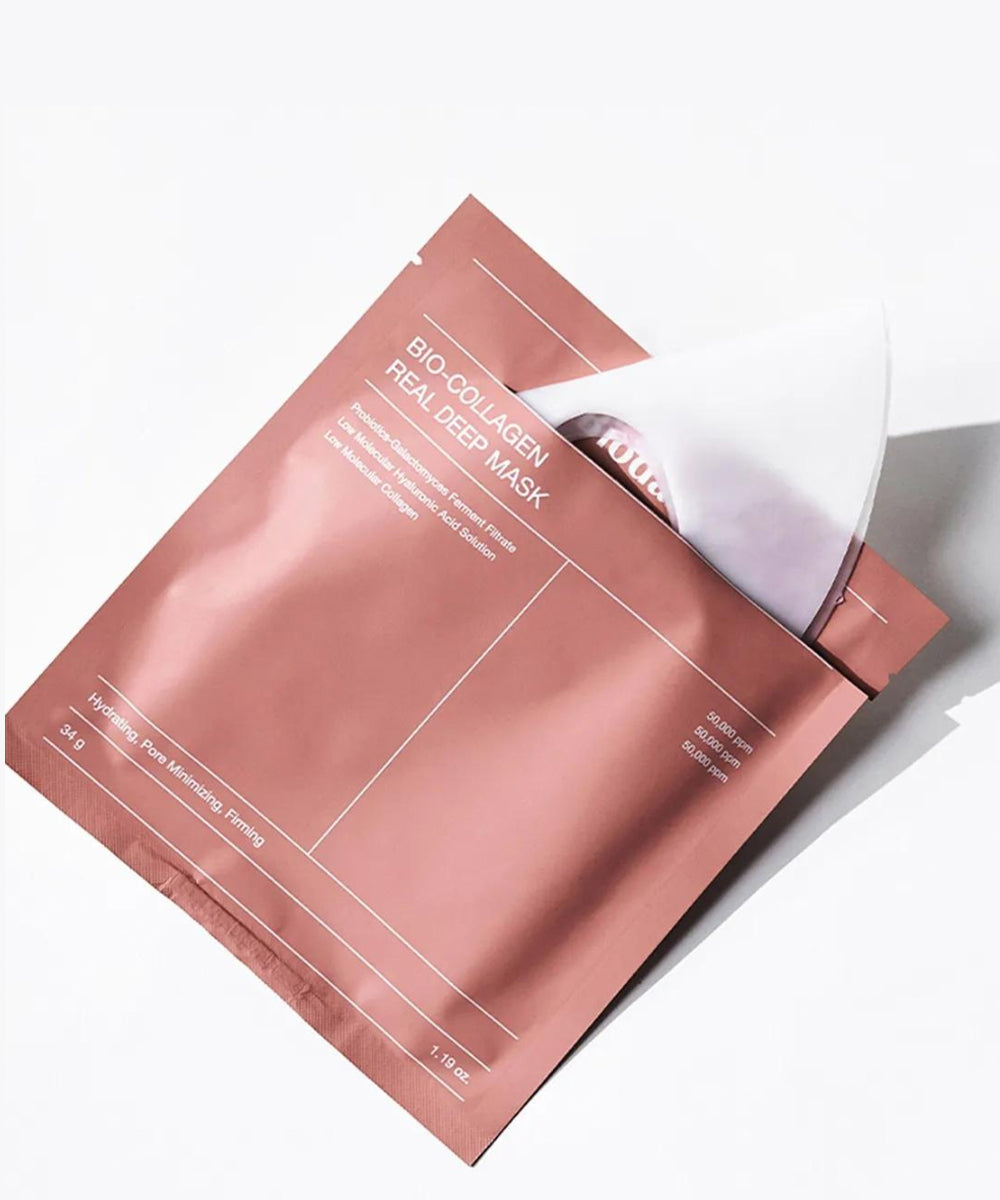 Bio-Collagen Real Deep Mask packaging on a white background