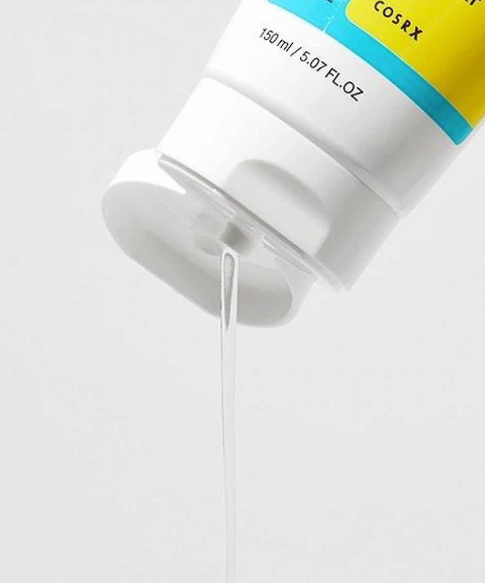 CosRX skincare product with a dropper on a light gray background