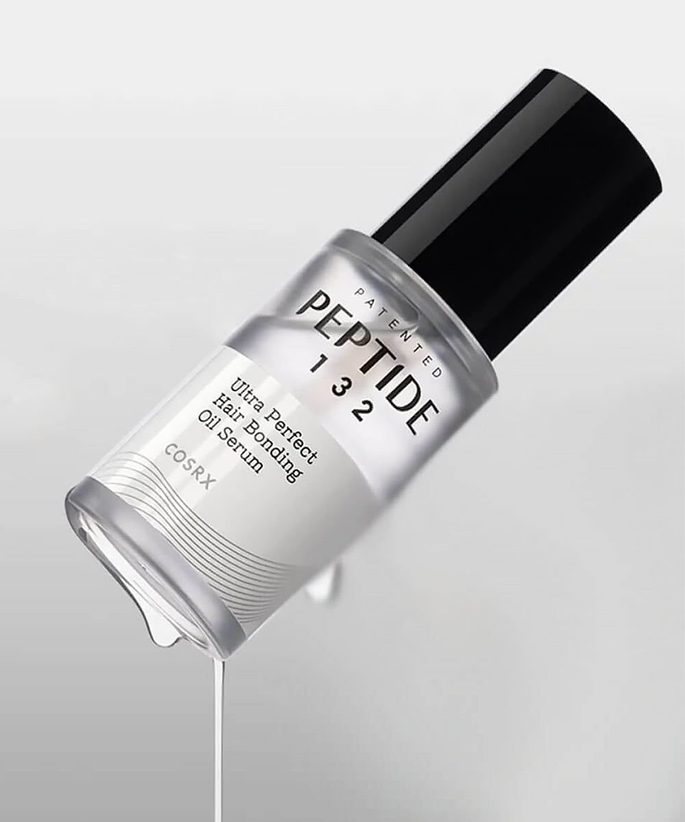 CosRX Peptide 13-2 oil serum bottle on a light gray background