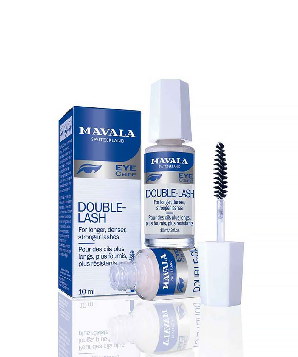 Mavala Double-Lash eyelash product set on a white background