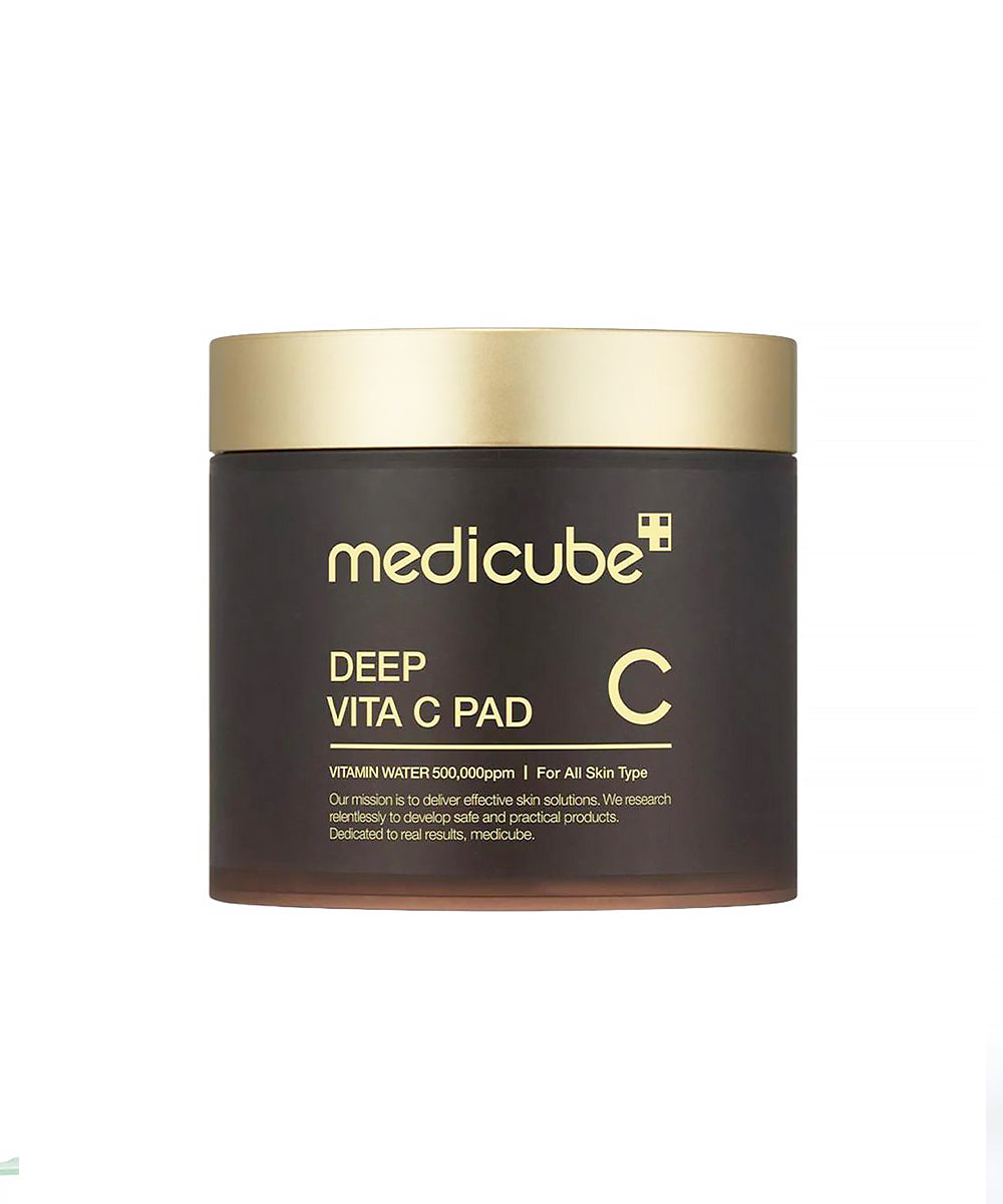 Medicube Deep Vita C Pad container on a white background