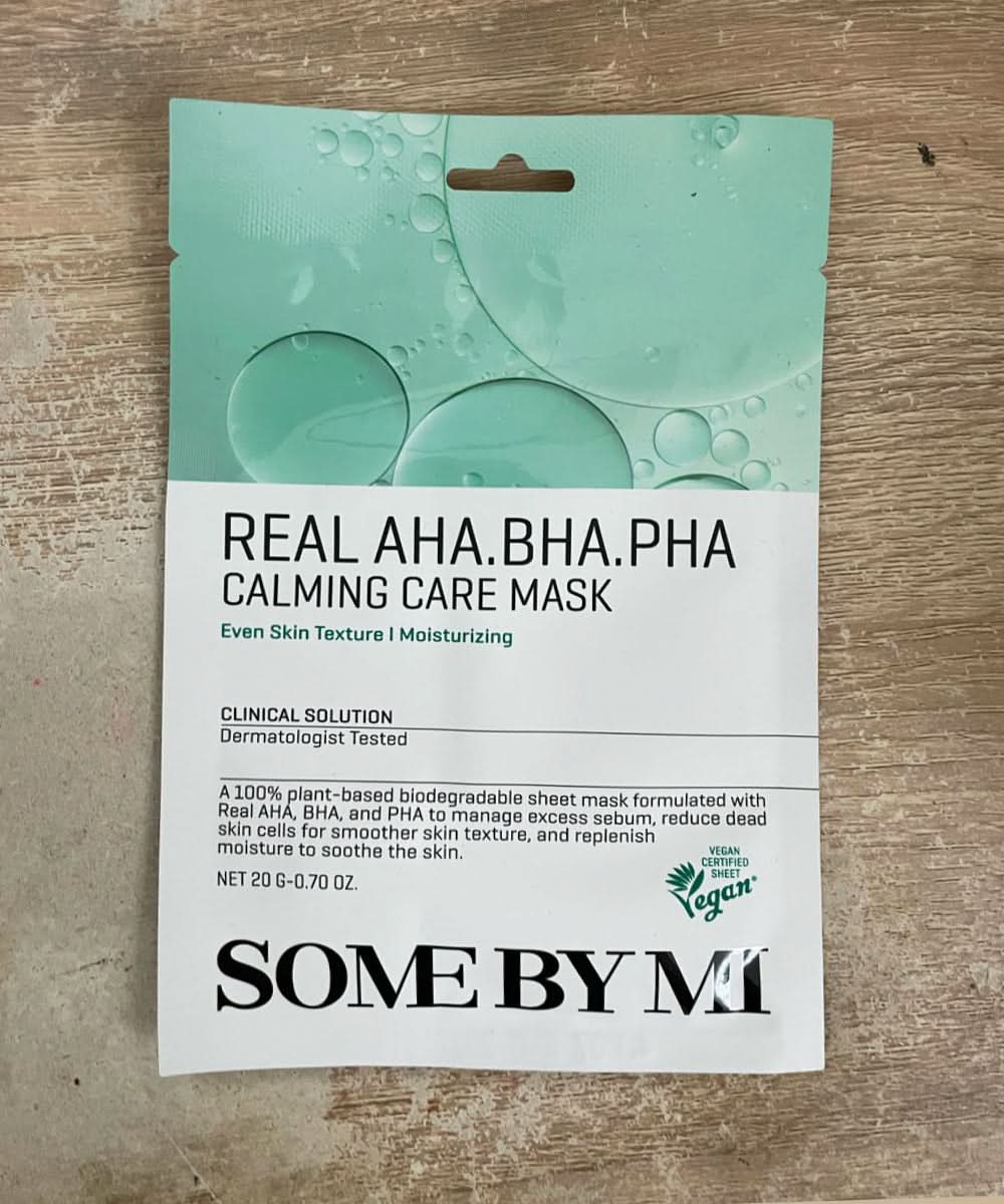 SOME BY MI – Real AHA.BHA.PHA Calming Care Mask