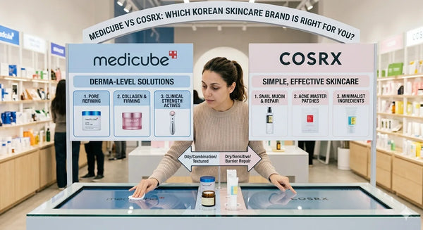 Medicube vs COSRX - which Korean skincare brand is right for you