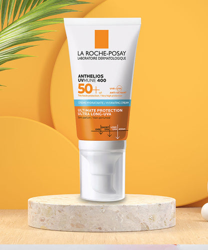 🌞 La Roche-Posay - كريم مرطب أنثيليوس من لاروش بوزيه للتحكم في الزيوت بمعامل حماية من الشمس (SPF50+) – 50 مل 