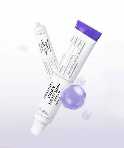 Two tubes of Dr. Fleckner Repair Cream 5000 on a white background