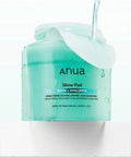 Anua Glow Pad packaging with a white background
