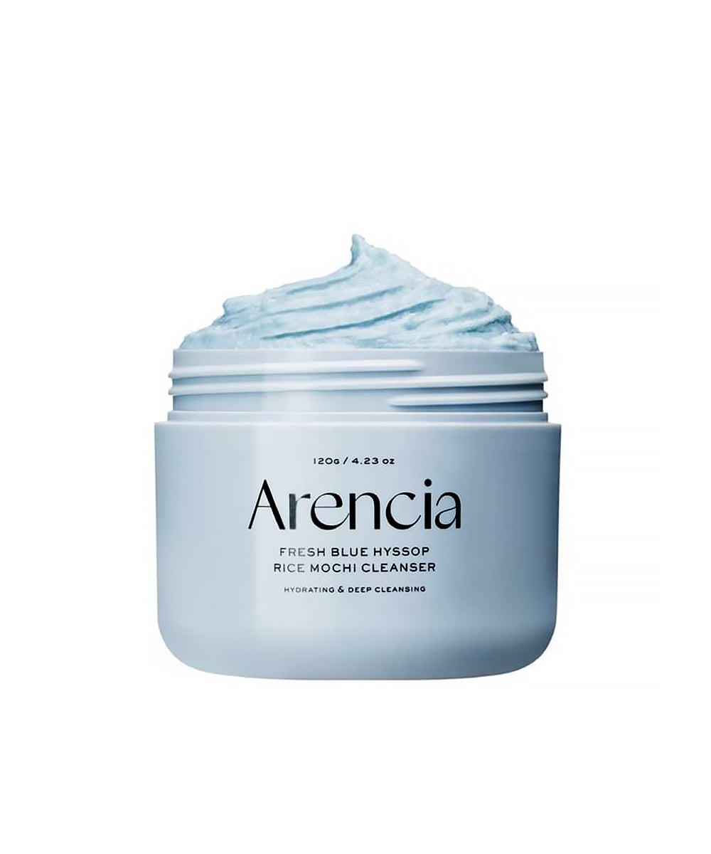 Arencia – Fresh Blue Hyssop Rice Mochi Cleanser