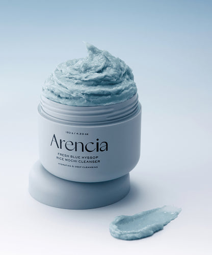Arencia – Fresh Blue Hyssop Rice Mochi Cleanser