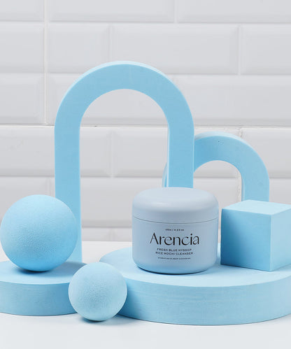 Arencia – Fresh Blue Hyssop Rice Mochi Cleanser