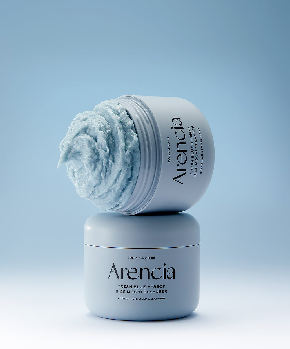 Arencia – Fresh Blue Hyssop Rice Mochi Cleanser