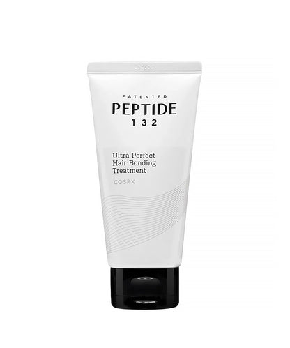 Tube of Peptide 132 hair bonding treatment on a white background
