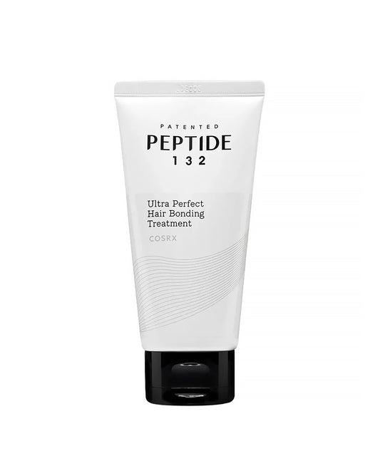 Tube of Peptide 132 hair bonding treatment on a white background