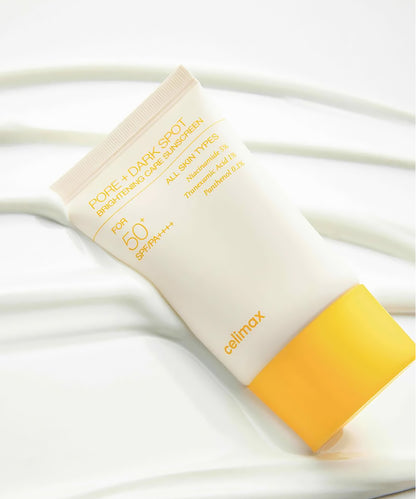 Cellmax sunscreen stick on a white background