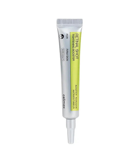 Skincare tube labeled 'Celimax' on a white background