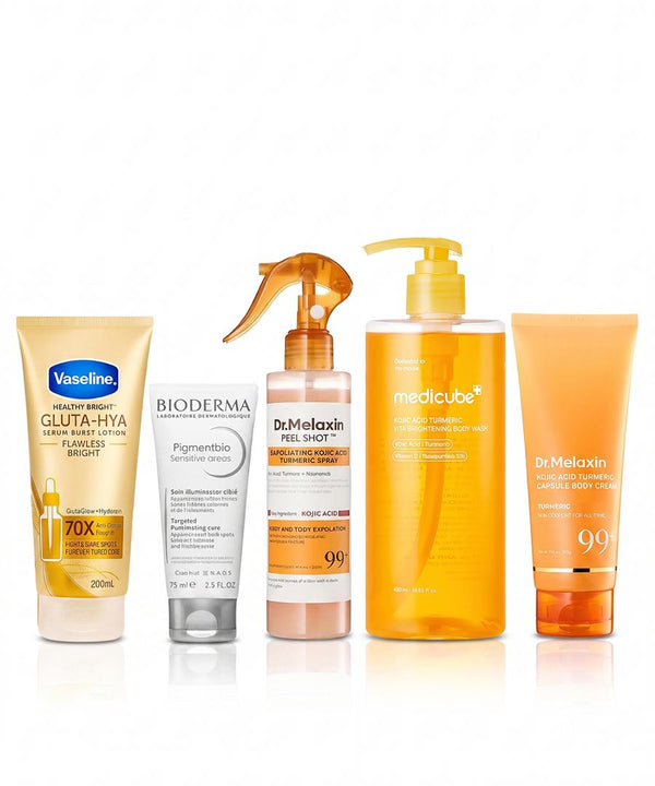 Complete Kojic & Turmeric Body Brightening & Even-Tone Set