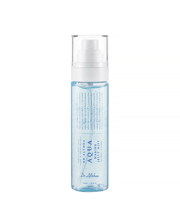 Dr. Althea Aqua Blue Mist bottle on a white background