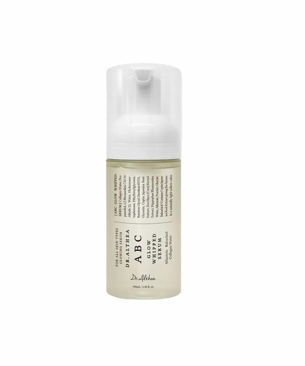 Dr. Althea ABC Glow serum bottle on a white background