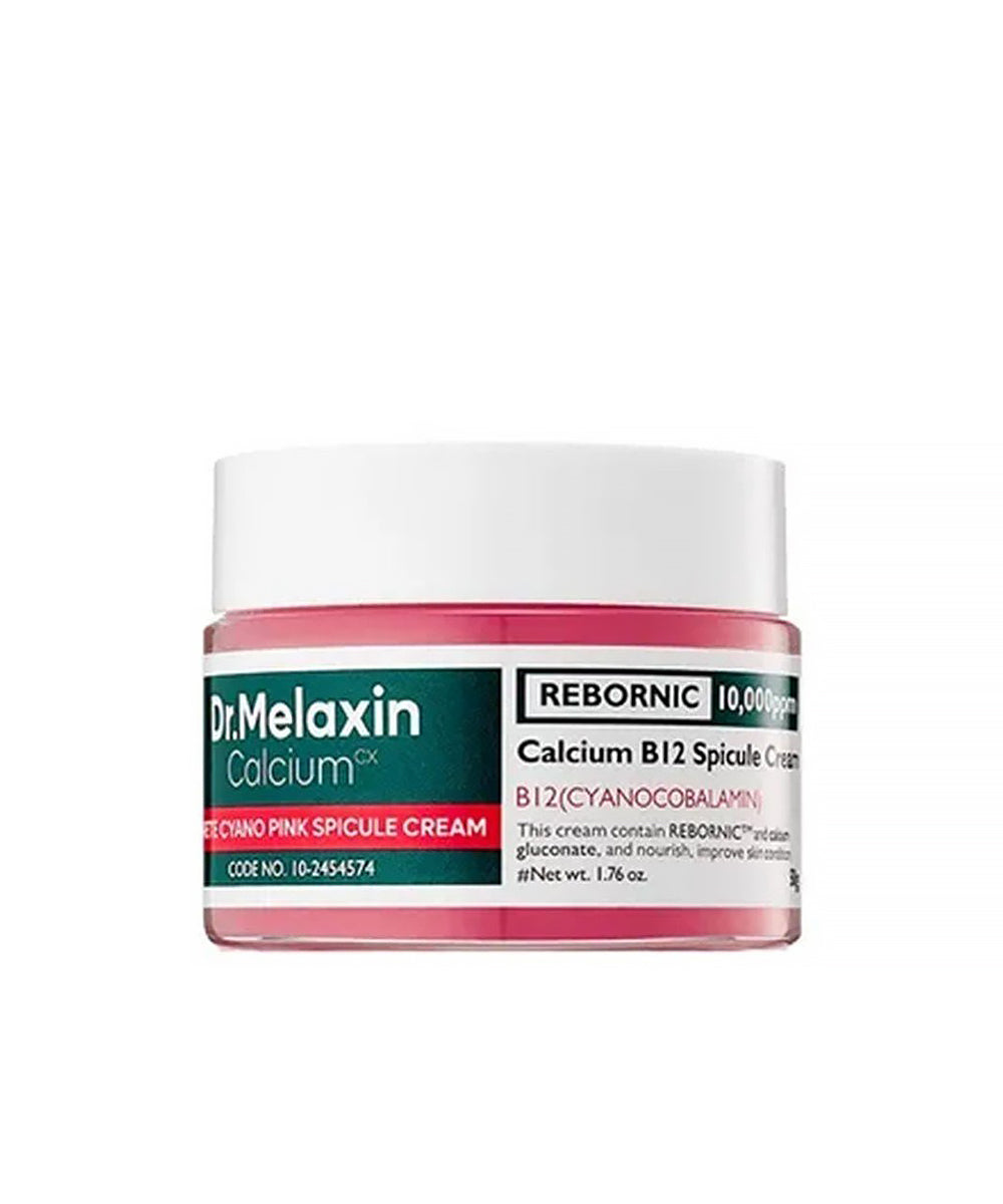 Dr. Melaxin Calcium Spicule Cream jar on a white background