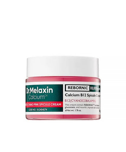 Dr. Melaxin Calcium Spicule Cream jar on a white background