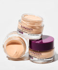 Two jars of Dr. Melaxin Cementrete eye cream on a white background