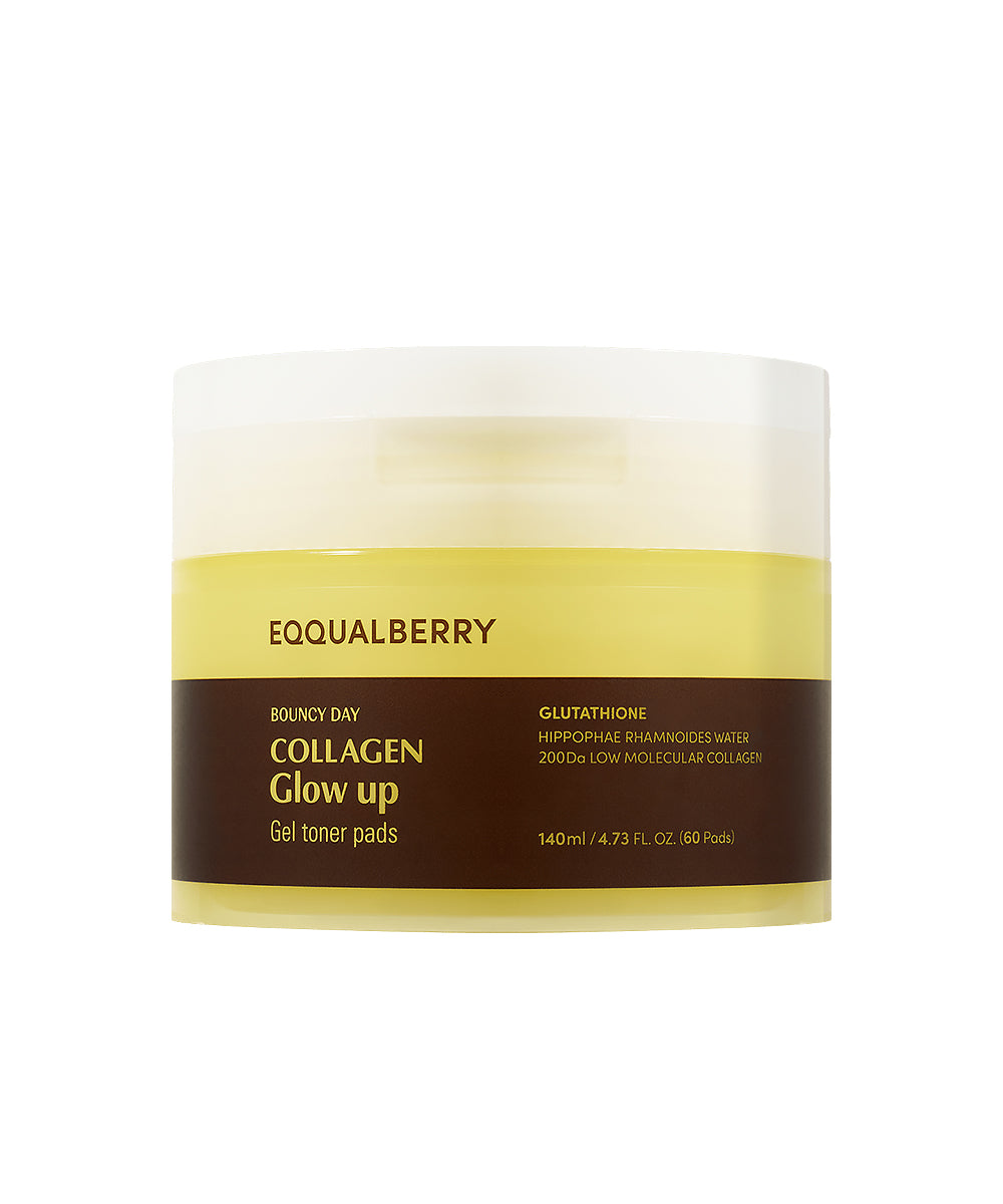 Eqqual Berry – Collagen Glow Up Gel Toner Pads