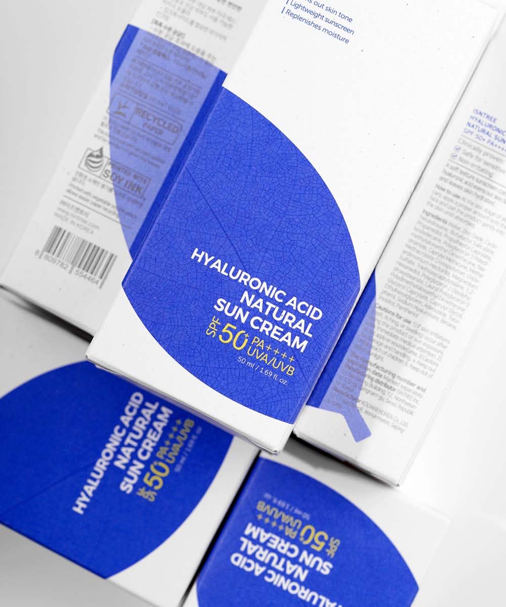 Isntree Hyaluronic Acid Natural Sun Cream (SPF 50+)