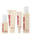 Set of skincare products with 'SEOUL 1988' branding on a white background