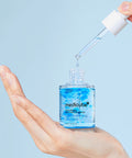 Medicube Hyaluronic Multi Peptide Serum dropper application with hydrating skincare serum