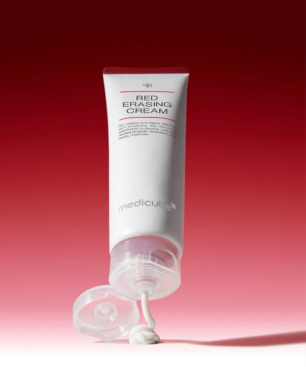 Medicube Red Erasing Cream with zinc oxide, Centella (Cica) and niacinamide to calm visible redness