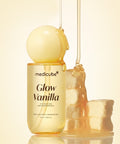 Medicube Vanilla Fragrance Mist 100ml with honey-like droplets and ice cubes, cozy long-lasting vanilla scent