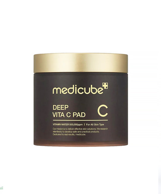 Medicube Deep Vita C Pad container on a white background