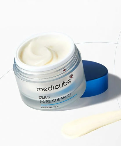 Jar of Medicube Zero Pore Cream 2.0 on a white background