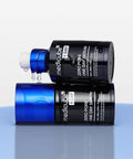 Two bottles of Medicube Zero Pore One Day Serum on a light gray background