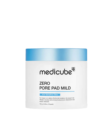 Medicube Zero Pore Pad Mild product packaging on a white background