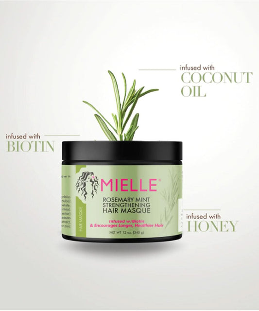 Mielle Organics Rosemary Mint Strengthening Hair Masque