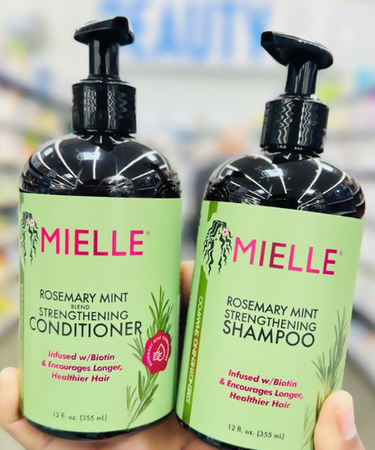 🌸 Mielle – Rosemary Mint Strengthening Bundle