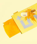 Detail view of the Numbuzin No.5 mask material, showing the micro-hole sheet design engineered for maximum absorption of the glutathione and niacinamide serum