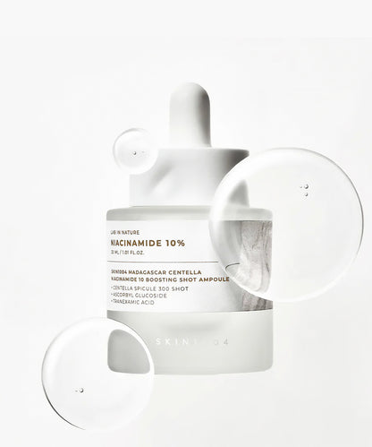 White skincare product with text on a white background