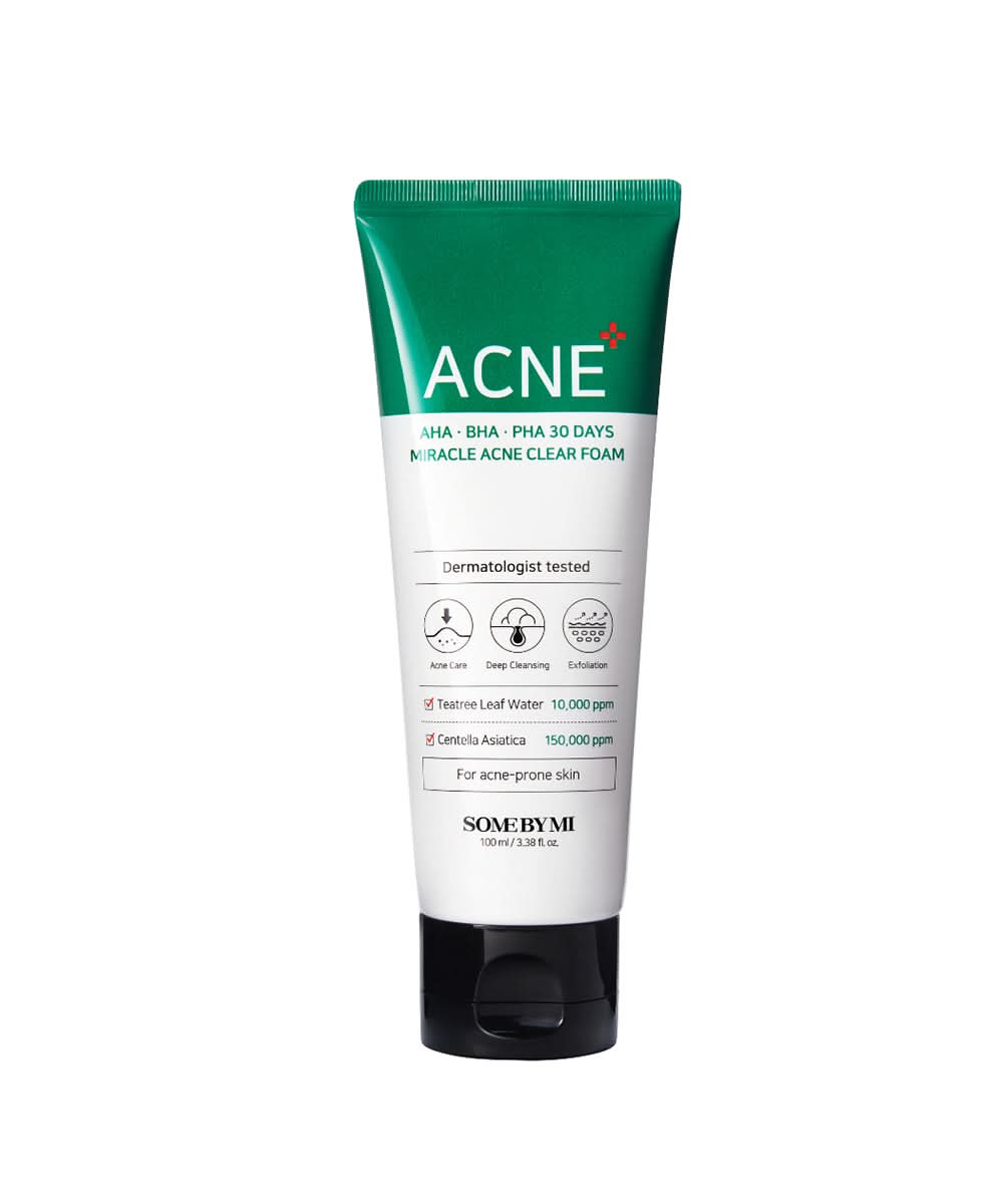 Some By Mi 30 Days Miracle Acne Clear Foam 100 Ml | Nahdi‏