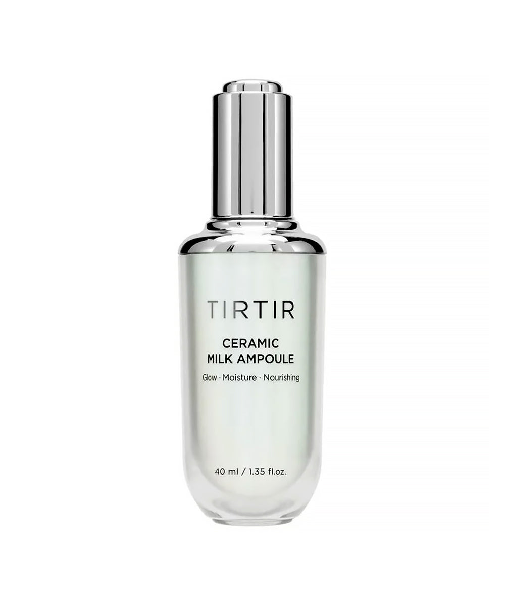 TIRTIR Ceramic Milk Ampoule bottle on a white background