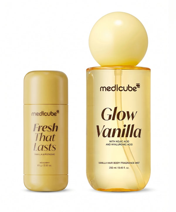 Medicube – Vanilla Layering Duo (Deodorant + Hair & Body Mist 250ml)